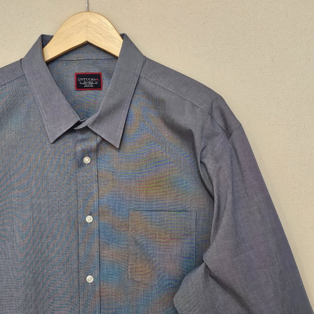 UNTUCKit Relaxed Fit Wrinkle Free Button Down XXL